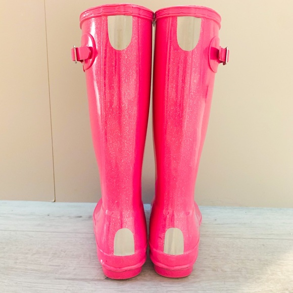 Bubblegum Pink Tall Hunter Boots - Picture 3 of 7